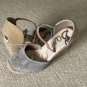 Sam Edelman wedge espadrilles.